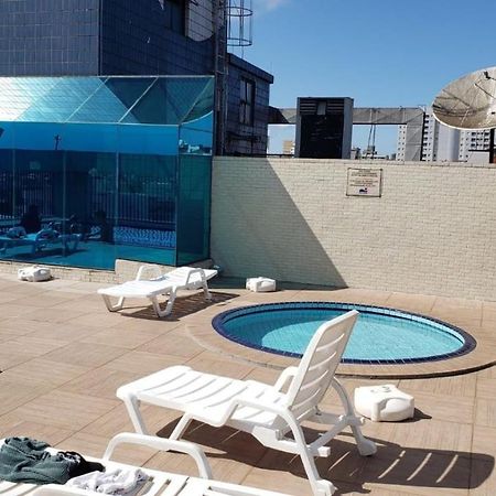Flat Completo Novo A 350M Da Praia Com Piscina São Vicente Eksteriør billede