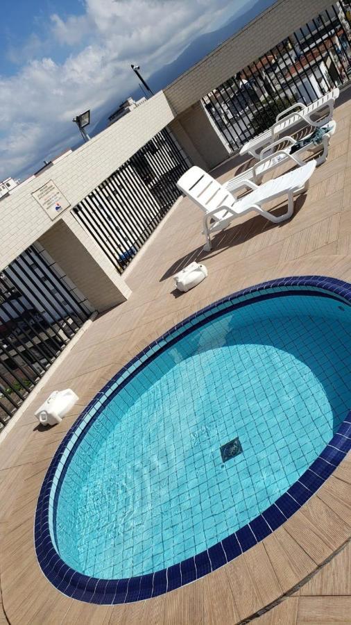 Flat Completo Novo A 350M Da Praia Com Piscina São Vicente Eksteriør billede