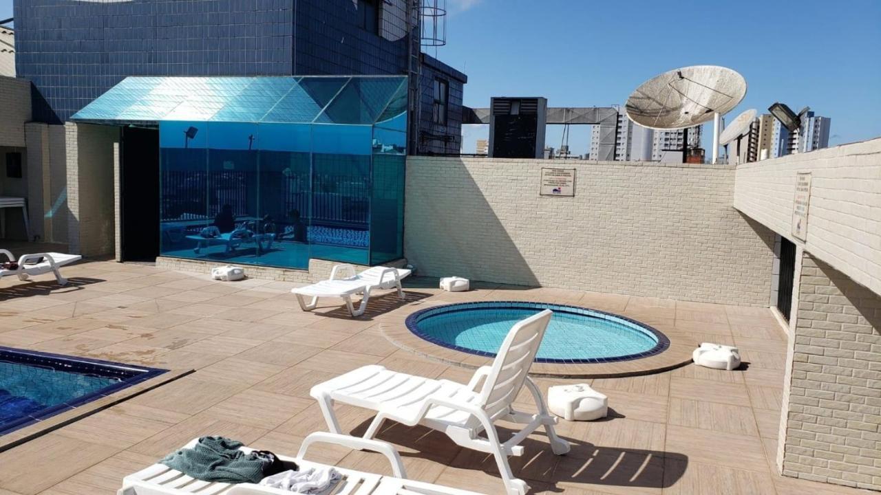 Flat Completo Novo A 350M Da Praia Com Piscina São Vicente Eksteriør billede